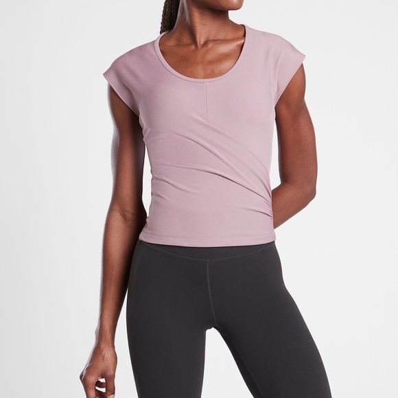 Athleta Tops - Athleta Bayview Purple Tee Shirt